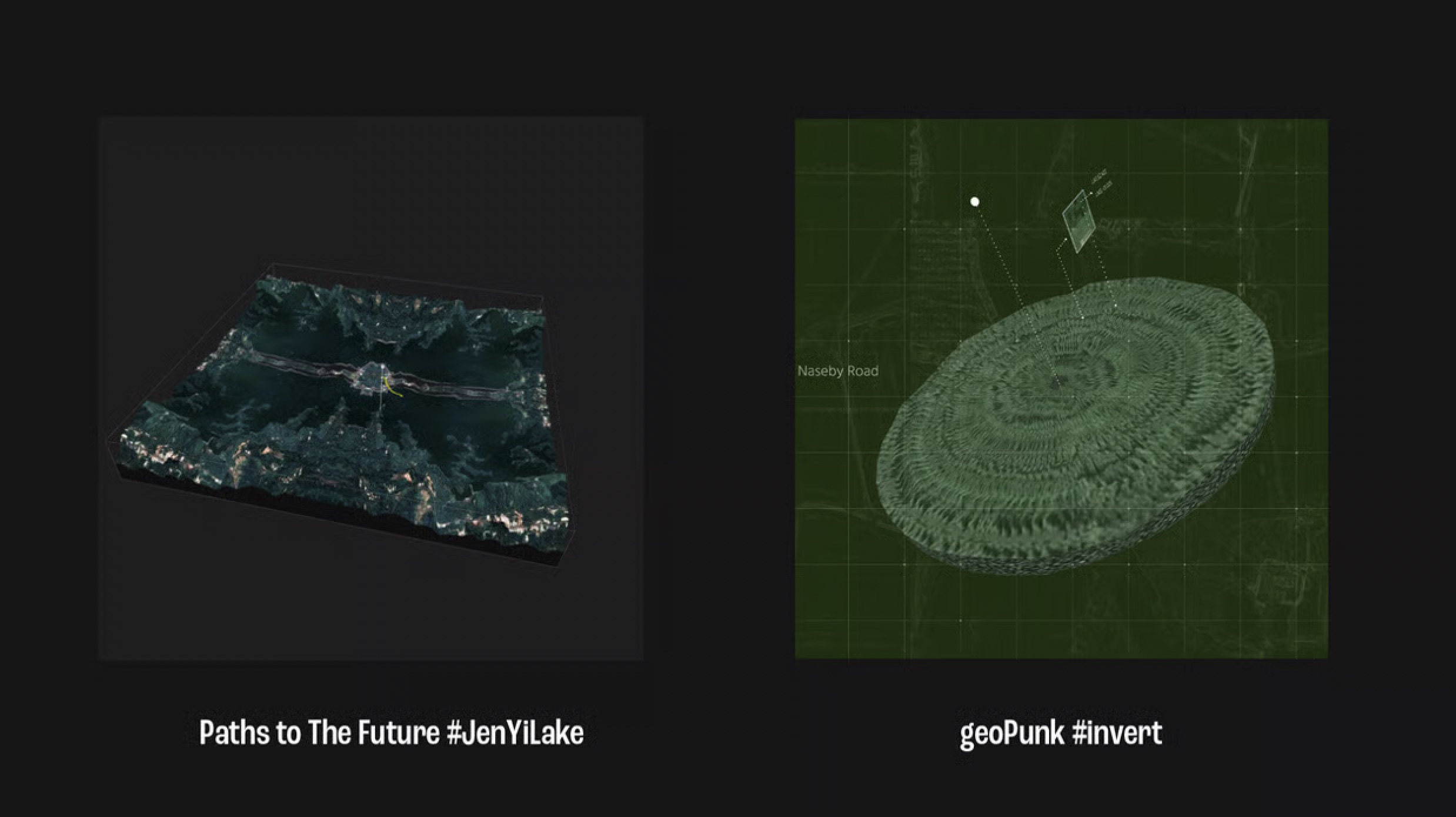 GeoPunk：衛星地貌經 shader 位移生成的 3D 地景雕塑