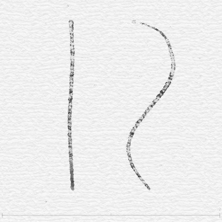 擠壓效果 — 炭筆粗紙顆粒感